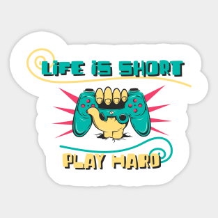 Life is short Sticker